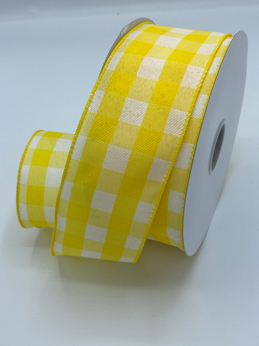 Gingham Ribbon Collection, 2.5” by 10yds, Easter Ribbon, Spring