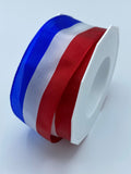 Patriotic Wired Ribbon: USA, 4th of July, Memorial Day - 1.5 inch.