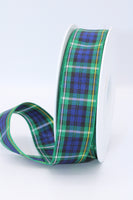 Edinburgh Tartan,(5 , 27 yds)Campbell, Scottish Plaid Ribbon, 2 3/4”, 1.5”, 1”, 5/8”, Christmas Ribbon