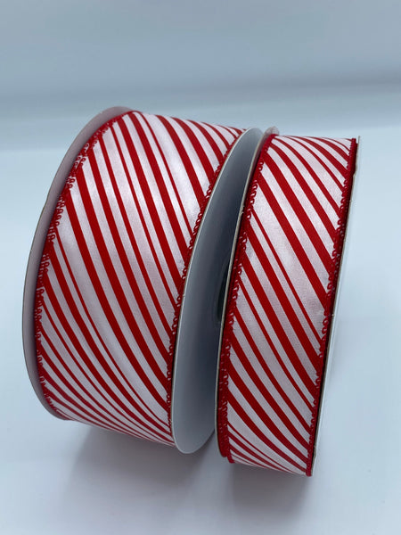 Peppermint Ribbon, 2.5” by 10yds