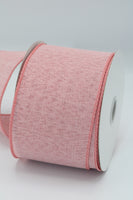 Linen Wired Ribbon, 2.5” by 10 yds