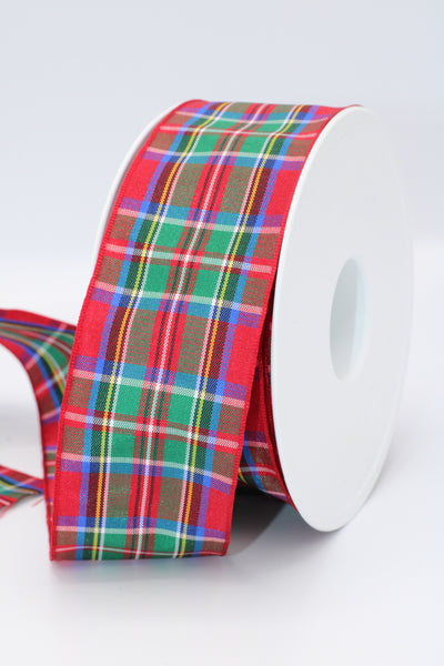 Acottish Ribbon Edinburgh Tartan,(5 , 27 yds) Royal Stewart, Scottish Plaid Ribbon, 2 ...