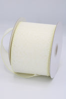 Linen Wired Ribbon, 2.5” by 10 yds