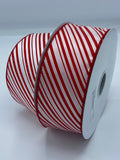 Peppermint Ribbon, 2.5” by 10yds