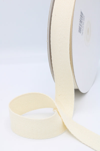 Cotton Twill Tape, 7/8” by 25 yards
