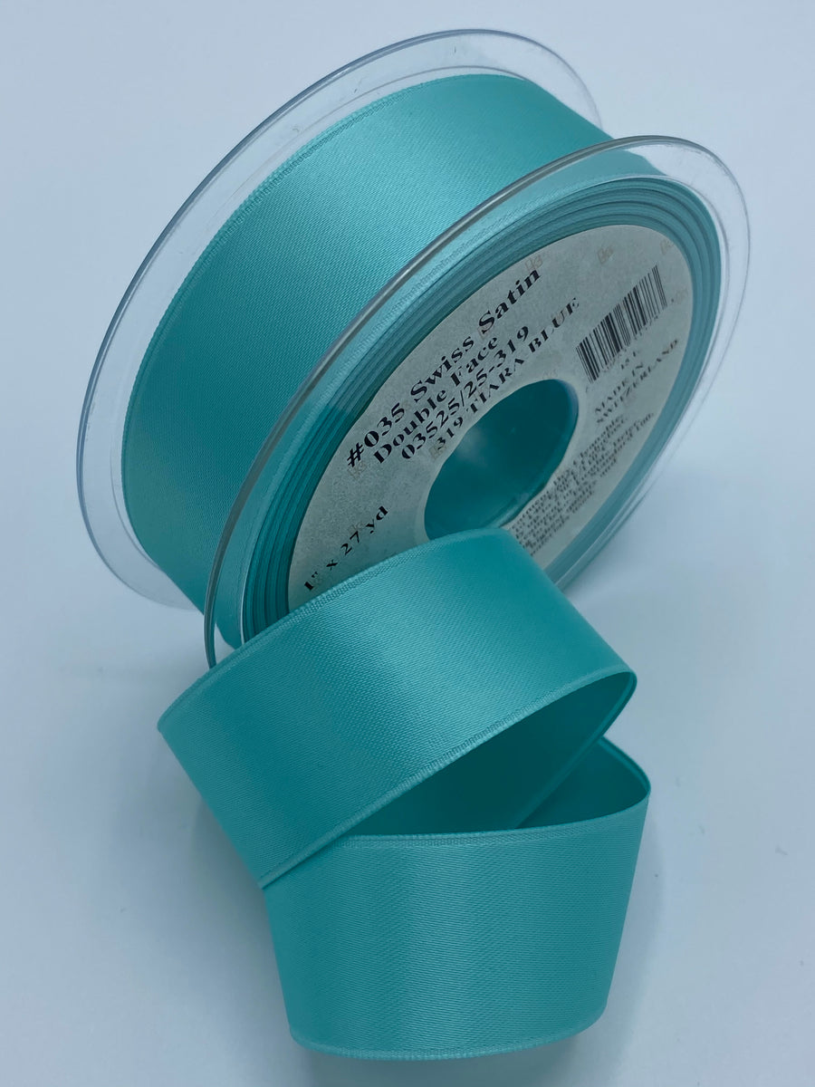 Swiss Double Satin Ribbon 1”, Fabric Ribbon, Wedding Ribbon, Bridal Sh ...
