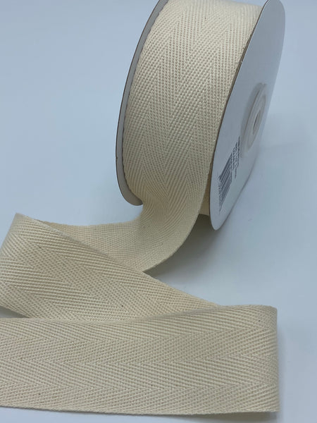 Cotton Twill Tape, 1.5” by 10 yards