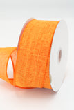 Linen Wired Ribbon, 1.5” by 10 yds