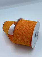 Linen Wired Ribbon, 2.5” by 10 yds
