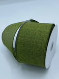 Linen Wired Ribbon, 2.5” by 10 yds