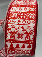 Christmas Sweater Ribbon, 2.5” ,10yards