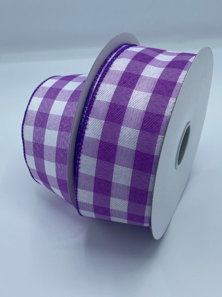 Gingham Ribbon Collection, 2.5” by 10yds, Easter Ribbon, Spring