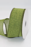 Linen Wired Ribbon, 1.5” by 10 yds