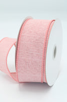 Linen Wired Ribbon, 1.5” by 10 yds