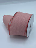 Linen Wired Ribbon, 2.5” by 10 yds