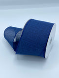 Linen Wired Ribbon, 2.5” by 10 yds